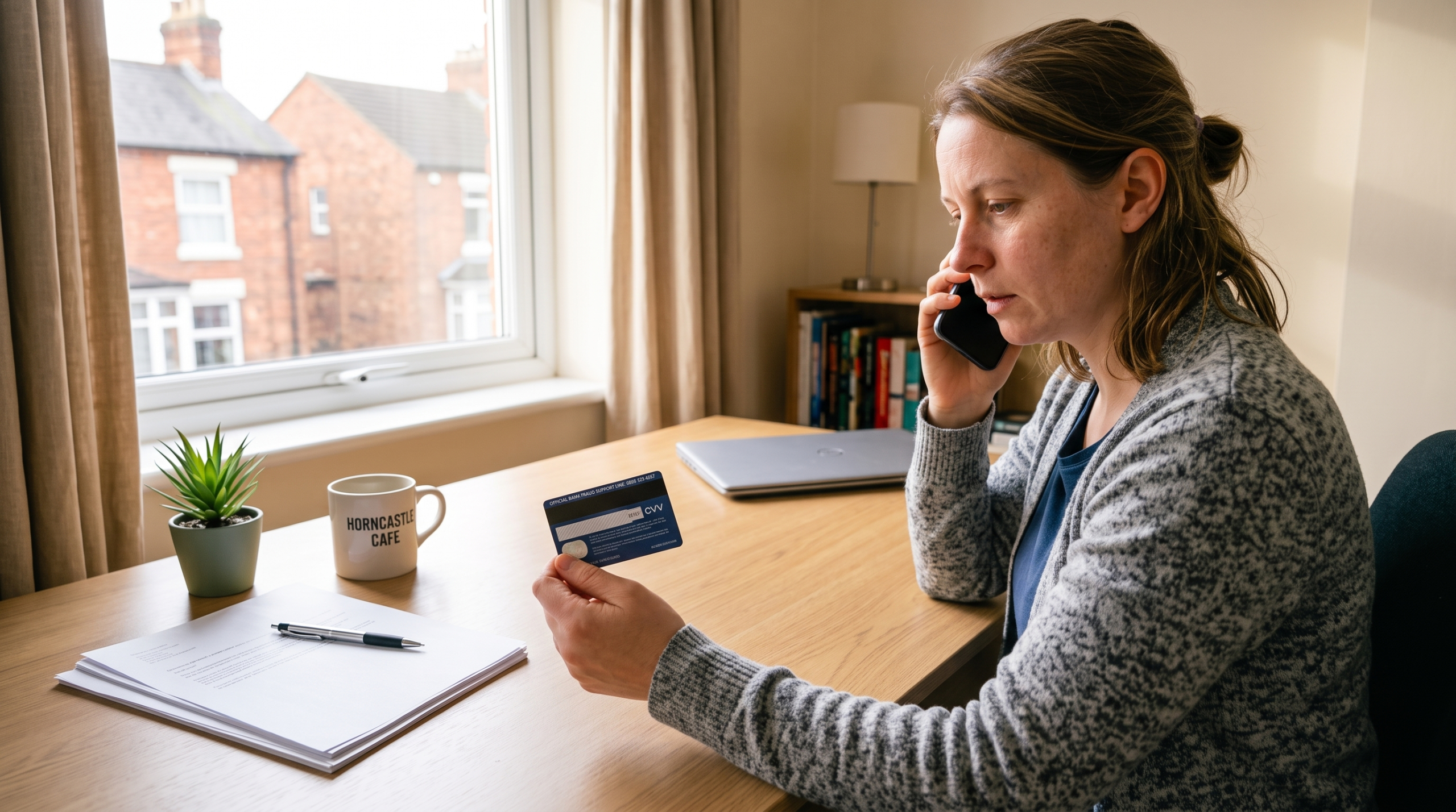 Calling Bank To Secure Details calling_bank_to_secure_details